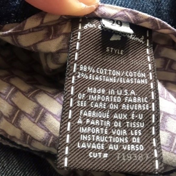 7 For All Mankind  cropped Jeans-Size 29 - Picture 5 of 6